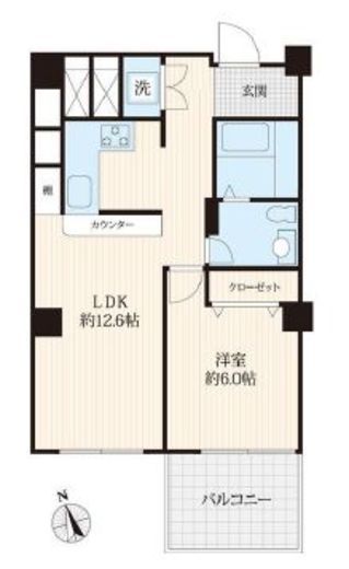 マンション白金台 7階 間取り図