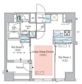 アーバネックス小石川春日 605 間取り図