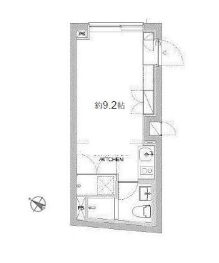 モデリアブリュット表参道 105 間取り図