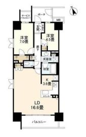 ブランズ西新宿 11階 間取り図