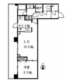 アトラスアリーナ神楽坂 8階 間取り図