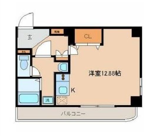 メイフェアハウス三田 201 間取り図