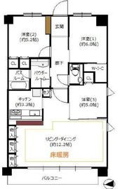 シティハウス新御徒町ステーションコート 3階 間取り図