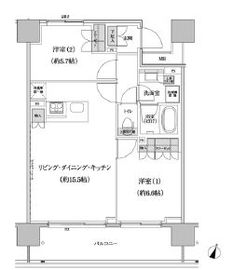 パークハビオ渋谷本町レジデンス 519 間取り図