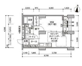 東雲キャナルコートCODAN 14-803 間取り図