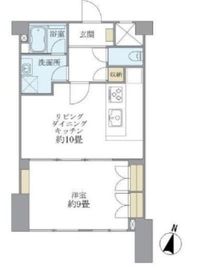 東建ニューハイツ市ヶ谷 7階 間取り図