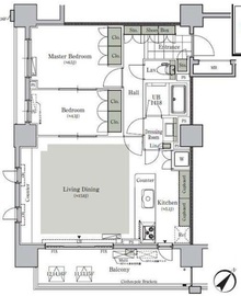 パークキューブ西ヶ原ステージ 1305 間取り図
