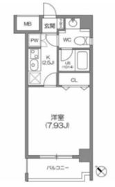 ルクレ森下レジデンス 203 間取り図