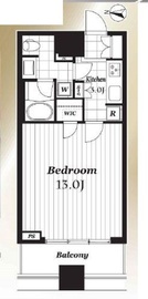 コンシェリア西新宿タワーズウエスト 15階 間取り図