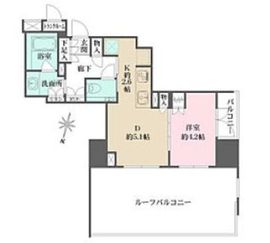 ザ・パークハウス池之端 6階 間取り図