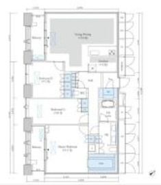 Dマークス西新宿タワー 28階 間取り図