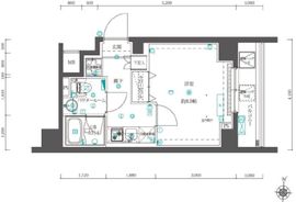 QUALITAS押上 (クオリタス押上) 404 間取り図