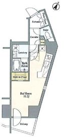 リテラス渋谷笹塚 1004 間取り図