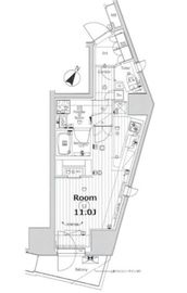 リテラス渋谷笹塚 1304 間取り図
