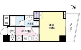 日本橋ミスモ 702 間取り図