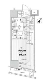 リテラス渋谷笹塚 302 間取り図