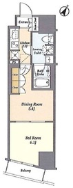 リテラス渋谷笹塚 802 間取り図