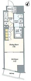 リテラス渋谷笹塚 1003 間取り図