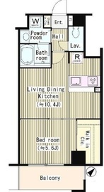 ビアンコネロ雪谷大塚 408 間取り図