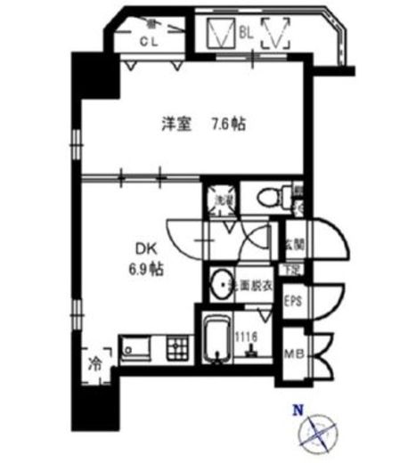 KDXレジデンス元浅草 702 間取り図