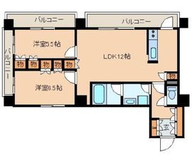 レジディア文京音羽 508 間取り図