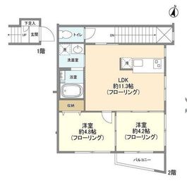 Nemo柿の木坂 D 間取り図