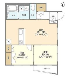 Nemo柿の木坂 E 間取り図