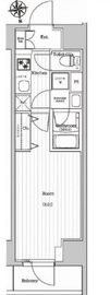 プレミアムキューブジー東新宿 9階 間取り図