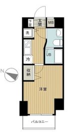 クレアシオン門前仲町 302 間取り図