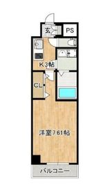 アールミュゼ南麻布 5階 間取り図