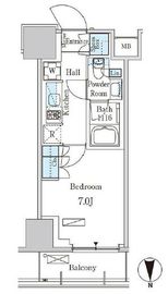 パークアクシス池袋 606 間取り図