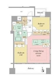 ソルフィエスタ御徒町 11階 間取り図