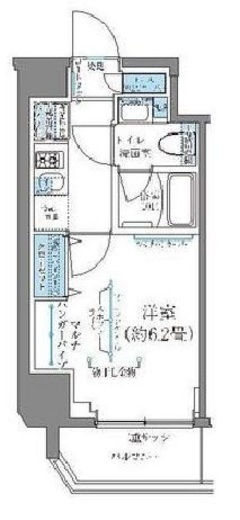 レジディア南品川プレイス 902 間取り図
