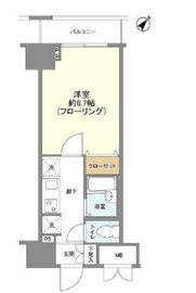 アフェクシオン日本橋人形町 6階 間取り図