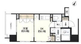 ライオンズアイル渋谷松濤 4階 間取り図