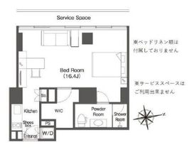 ウエリスアーバン品川タワー 1707 間取り図