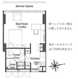 ウエリスアーバン品川タワー 1710 間取り図