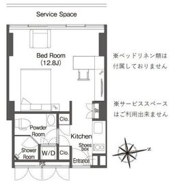 ウエリスアーバン品川タワー 1810 間取り図