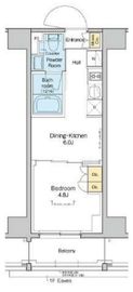 プラウドフラット亀戸 703 間取り図