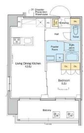 プラウドフラット亀戸 706 間取り図