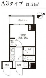 レジディア東品川 901 間取り図