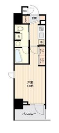 アジールコート雪が谷大塚 1302 間取り図