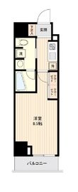 アジールコート雪が谷大塚 1003 間取り図