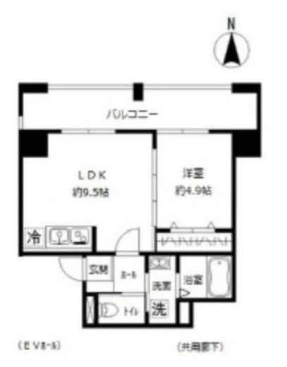 プランドール 701 間取り図