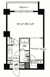 レックスガーデン神楽坂北町 511 間取り図