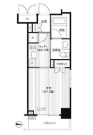 グランハイツ錦糸町 1101 間取り図