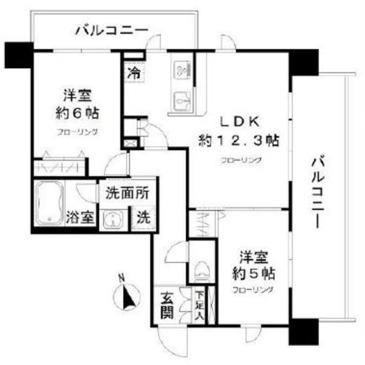 エヌステージ赤羽志茂 419 間取り図