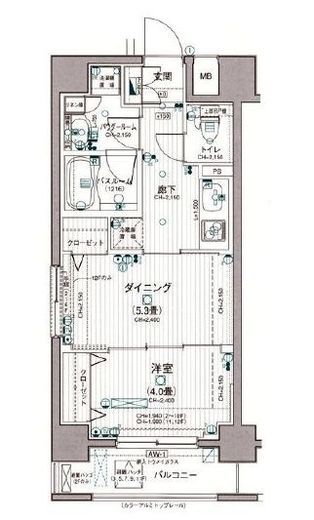 日神デュオステージ浅草橋 12階 間取り図