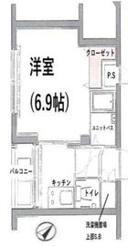 ロアール本郷東大前 3階 間取り図