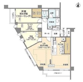 ルクラス碑文谷 4階 間取り図